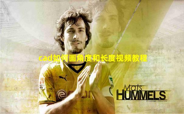 cad如何画角度和长度视频教程