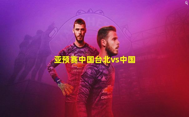 亚预赛中国台北vs中国