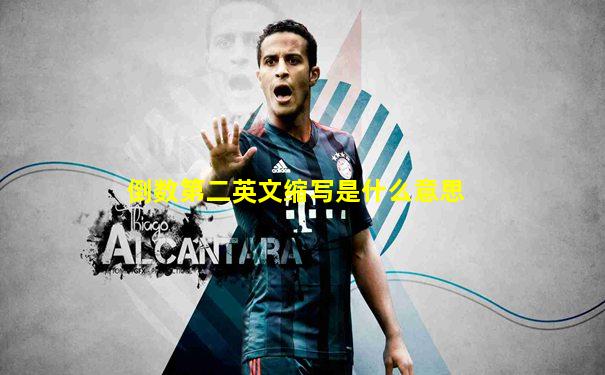 倒数第二英文缩写是什么意思