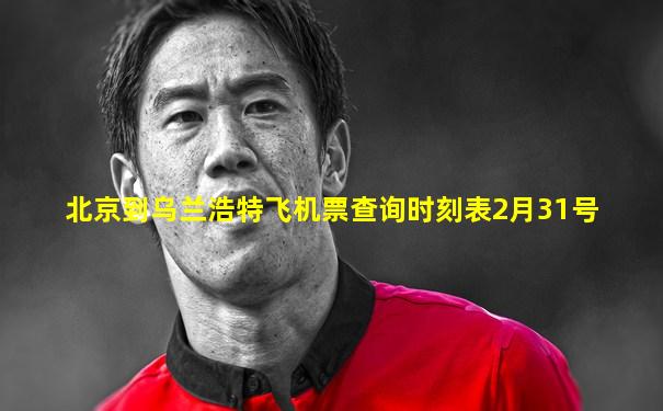 北京到乌兰浩特飞机票查询时刻表2月31号