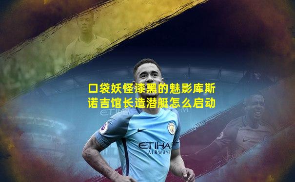 口袋妖怪漆黑的魅影库斯诺吉馆长造潜艇怎么启动