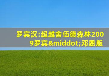 罗宾汉:超越舍伍德森林2009罗宾·邓恩版